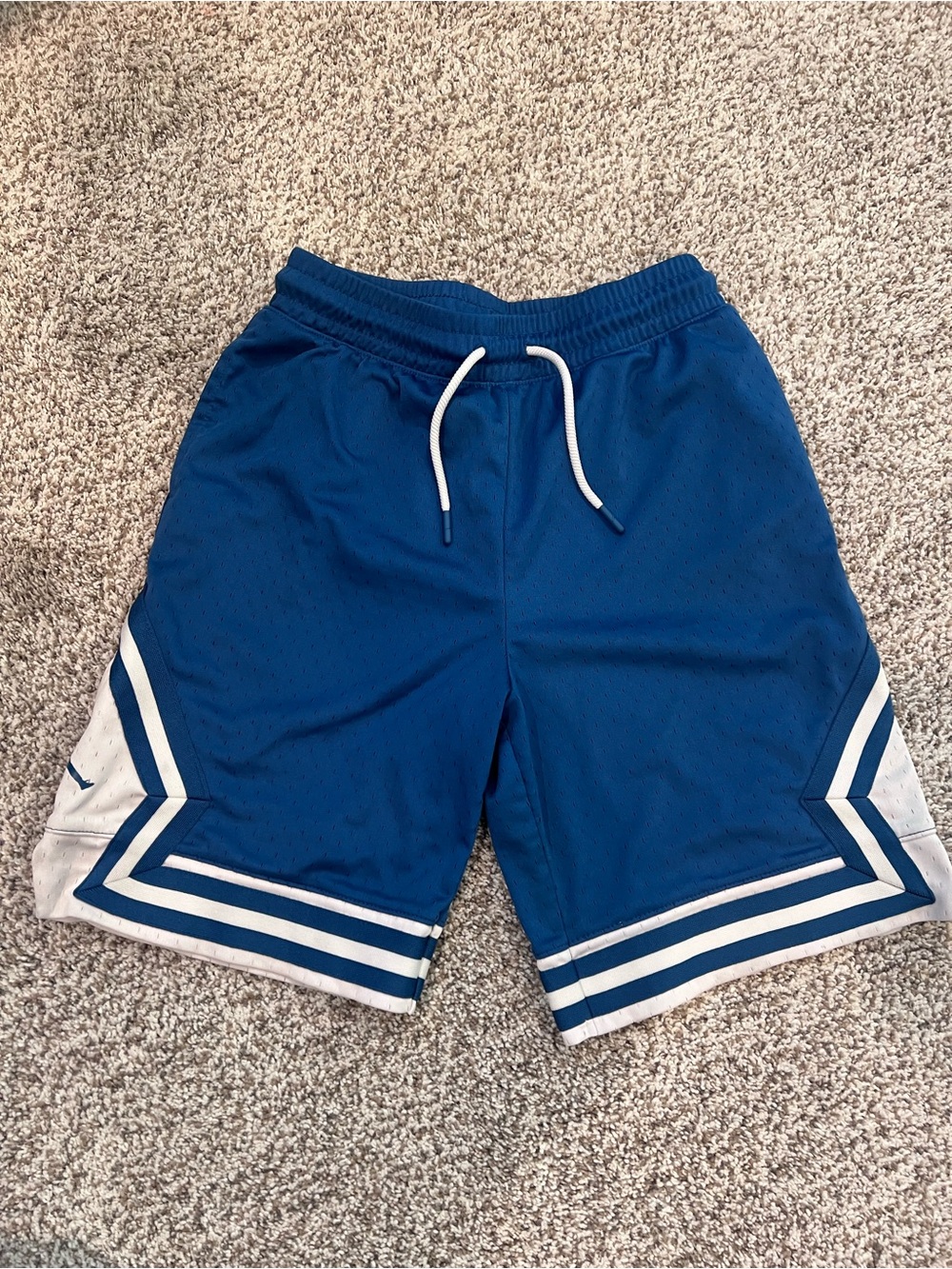Jordan Athletic Mesh Shorts with Stripe Detail